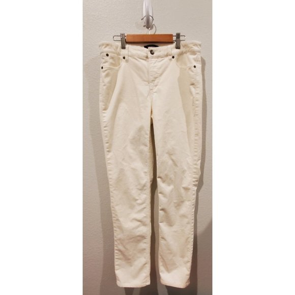 TALBOTS Flawless Five Pocket Beige Corduroys